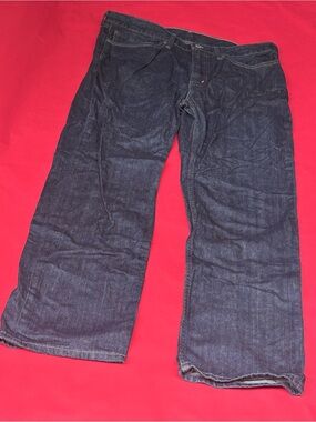 Levi Strauss Dark Blue Bootcut Men's Jeans